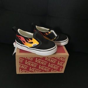 Vans flame slip-on